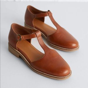Sea salt Cornwall leather flats